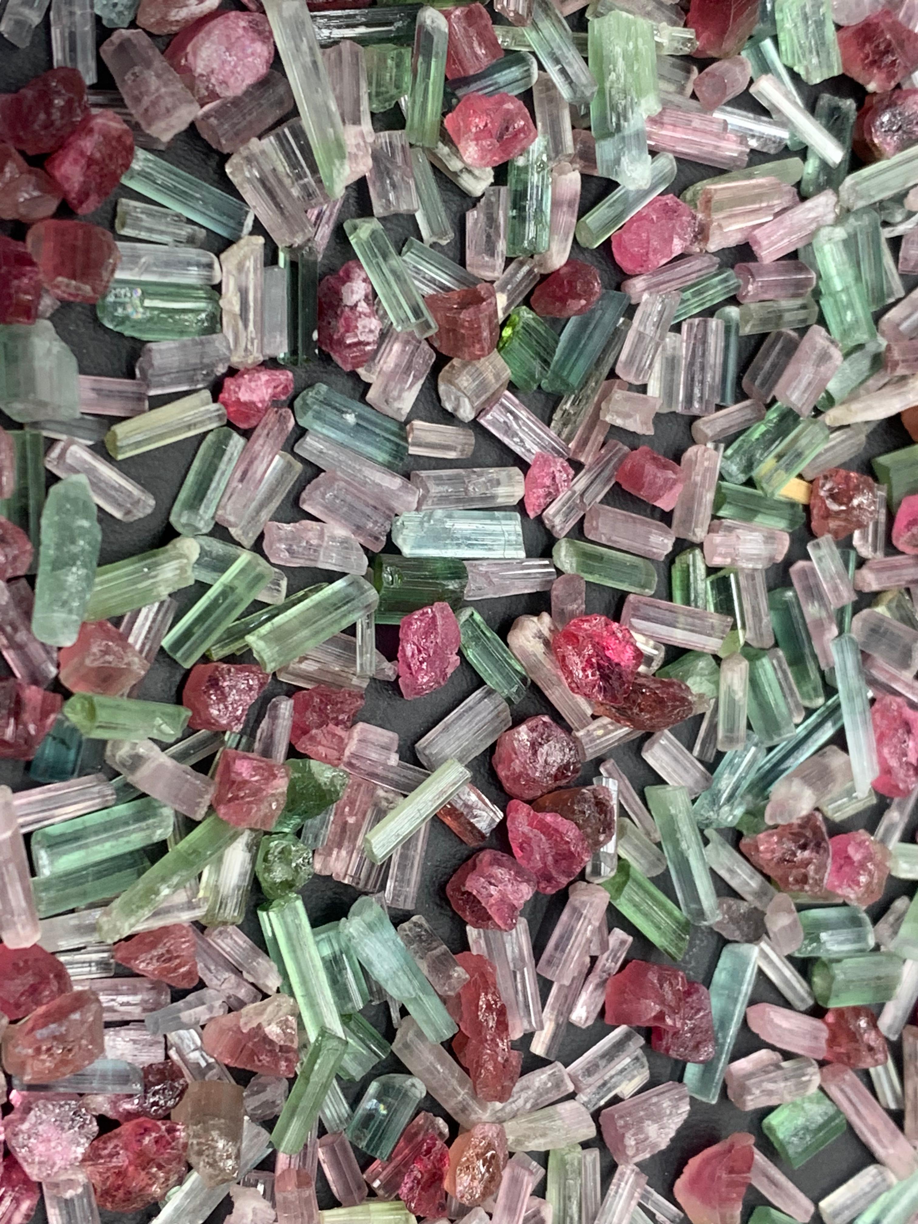 100 Grams Natural Rough Tourmaline Healing Crystals Bulk| Natural Raw Crystals