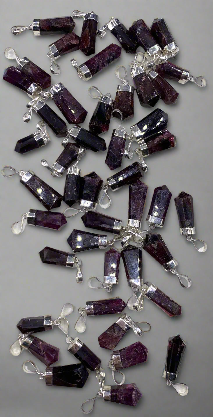 natural agate pendant