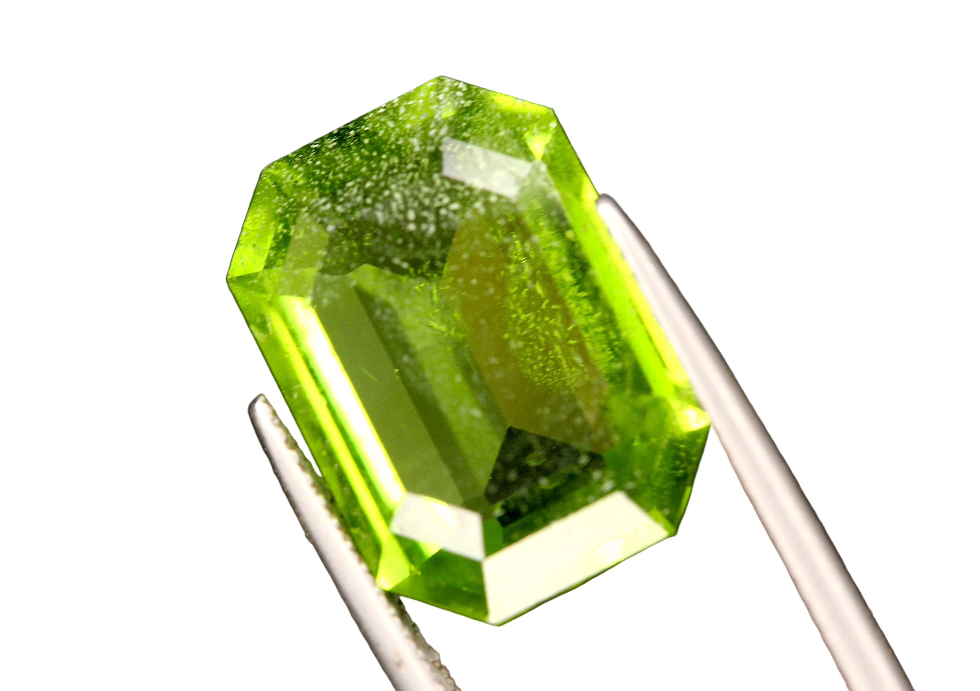 Green Loose Peridot Gem for Ring