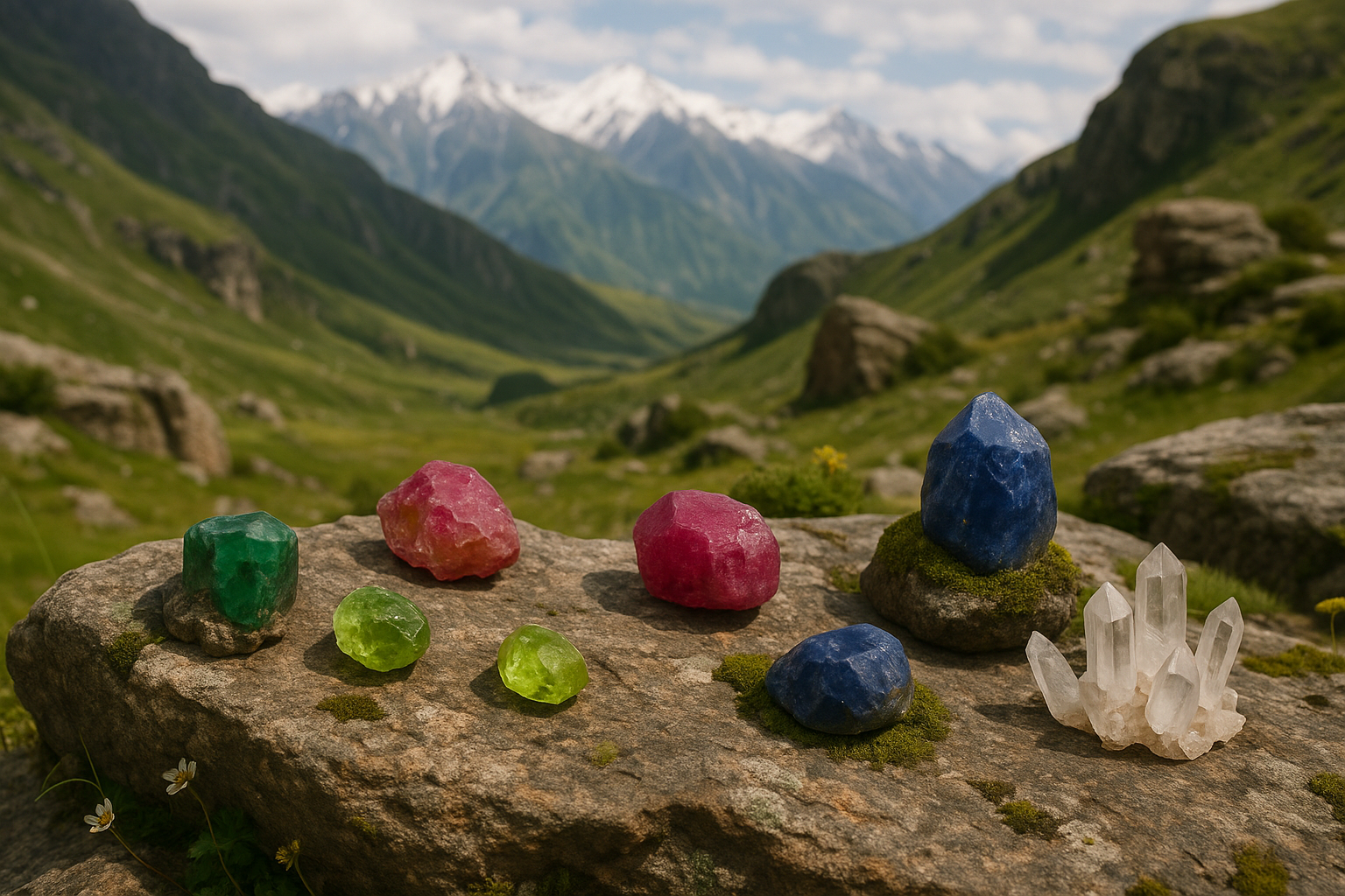 Natural Gemstones and Crystals of Pakistan
