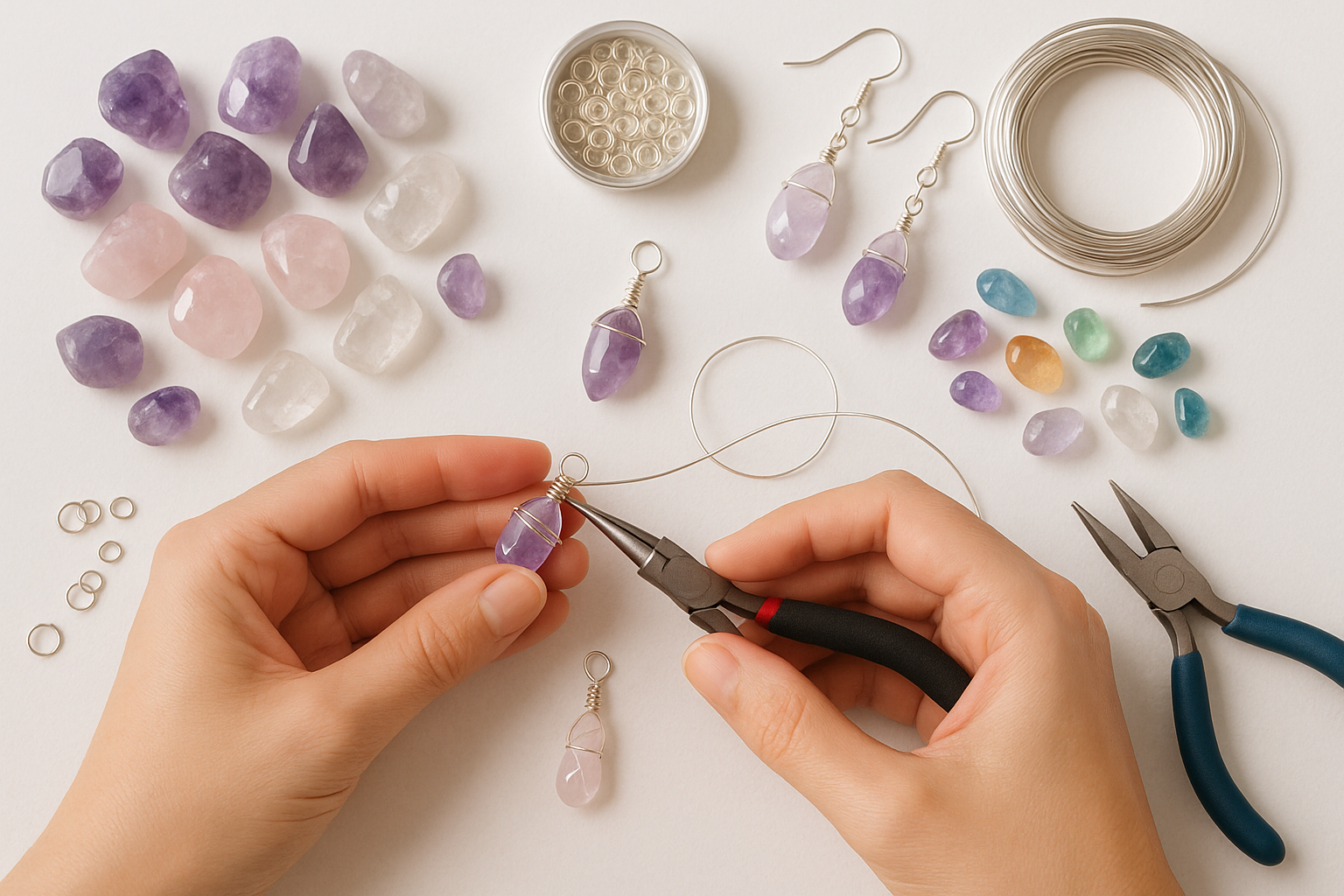 How to Use Crystal to Make Handmade Crystal Jewelry?