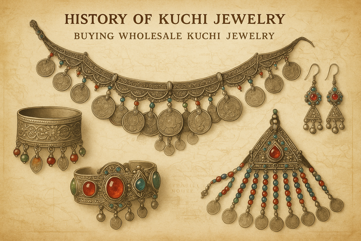 History of Kuchi Jewelry: Buying Wholesale Kuchi Jewelry