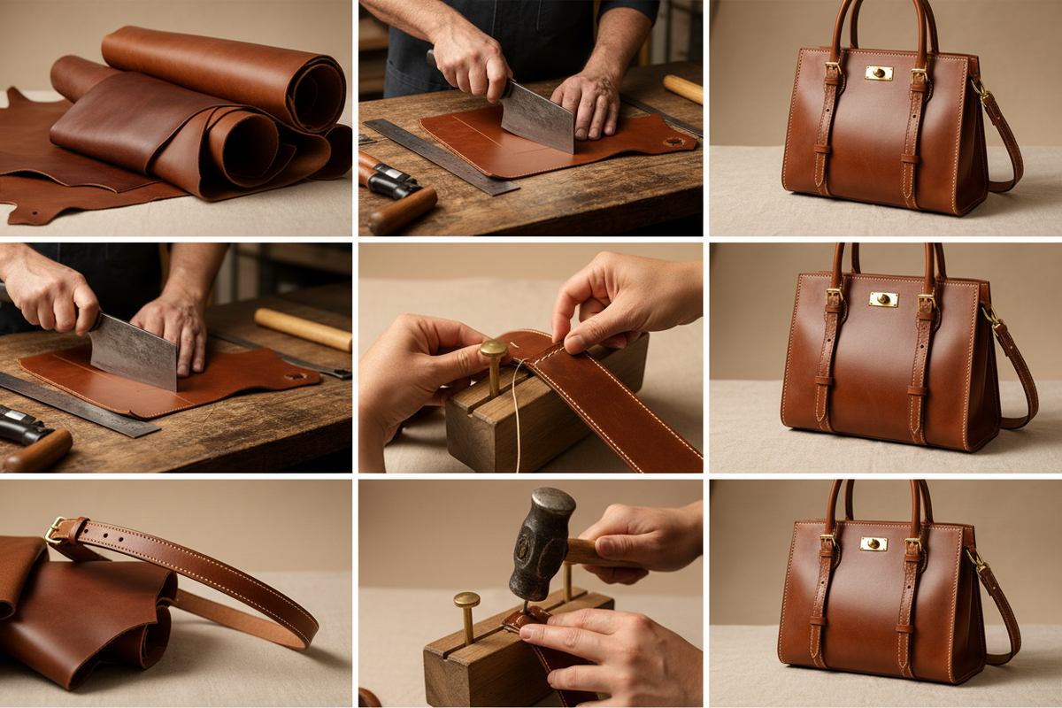 From Raw Hide to Final Handbag