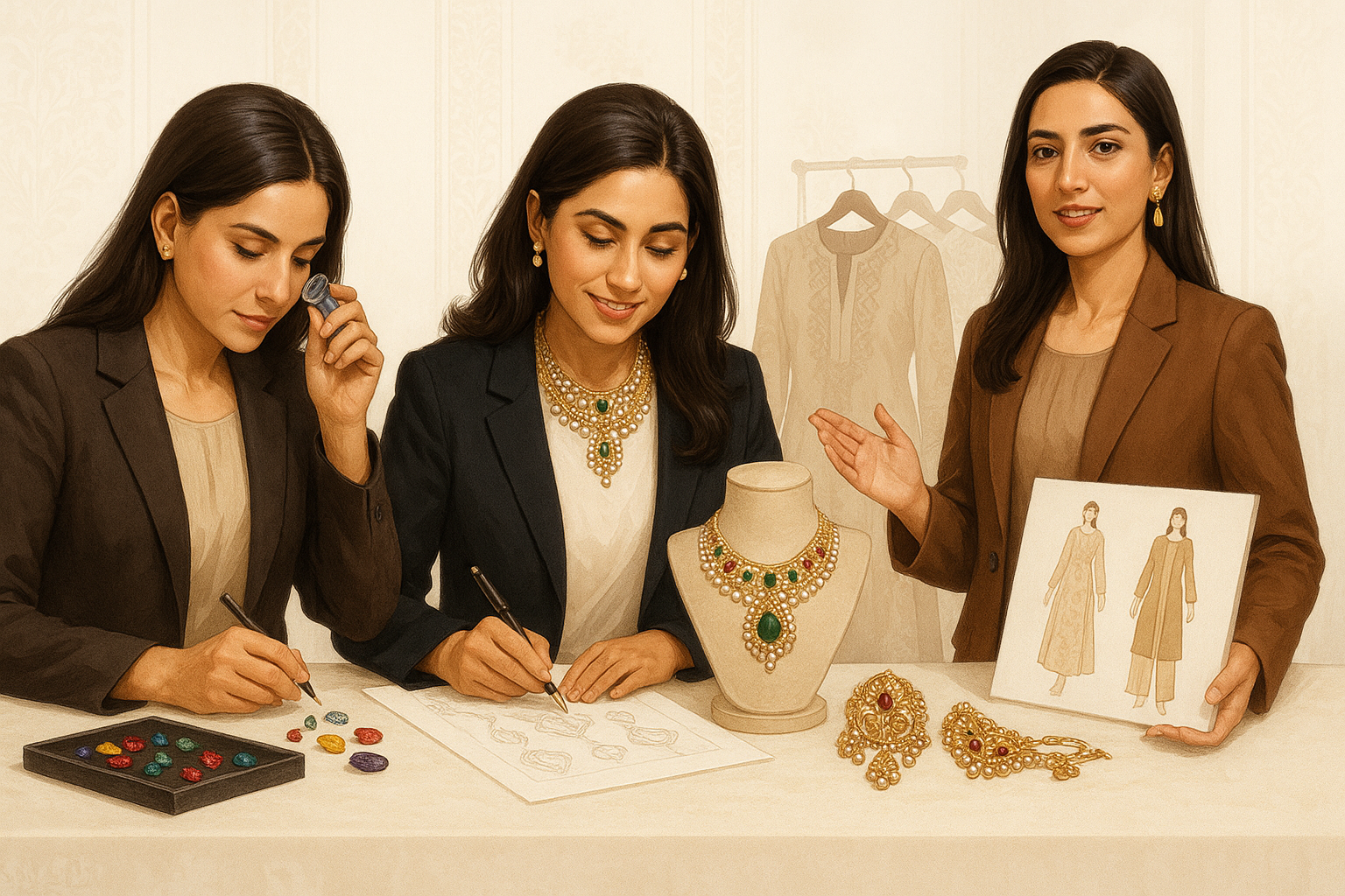 Rising Role of Women Entrepreneurs in Pakistan’s Gems, Jewelry & Fashion Industry