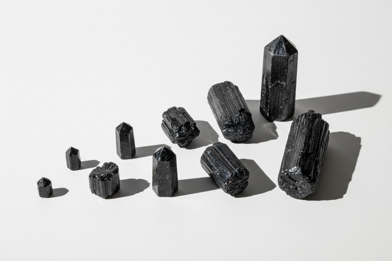 Black Tourmaline Crystals