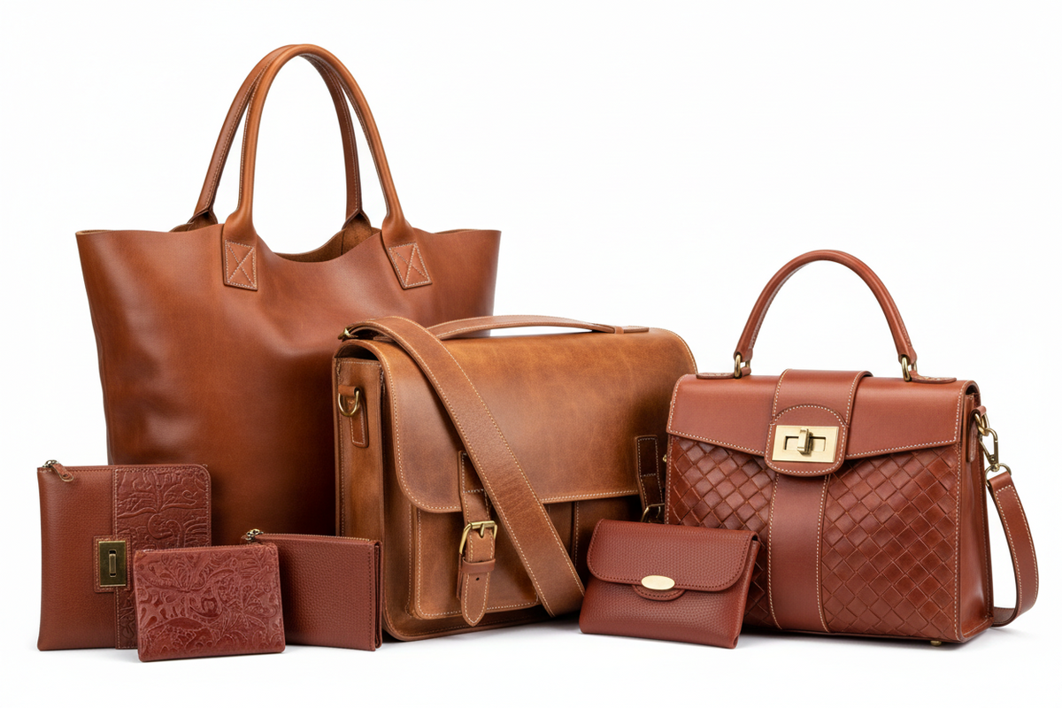 Handmade Leather Handbags, Shoulder Bags, 