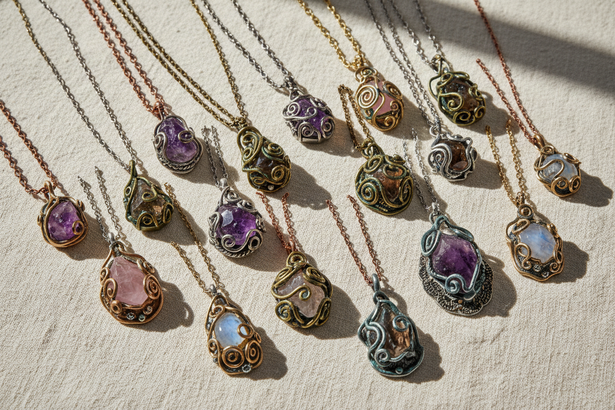 Necklaces Handmade- Vintage Pendants