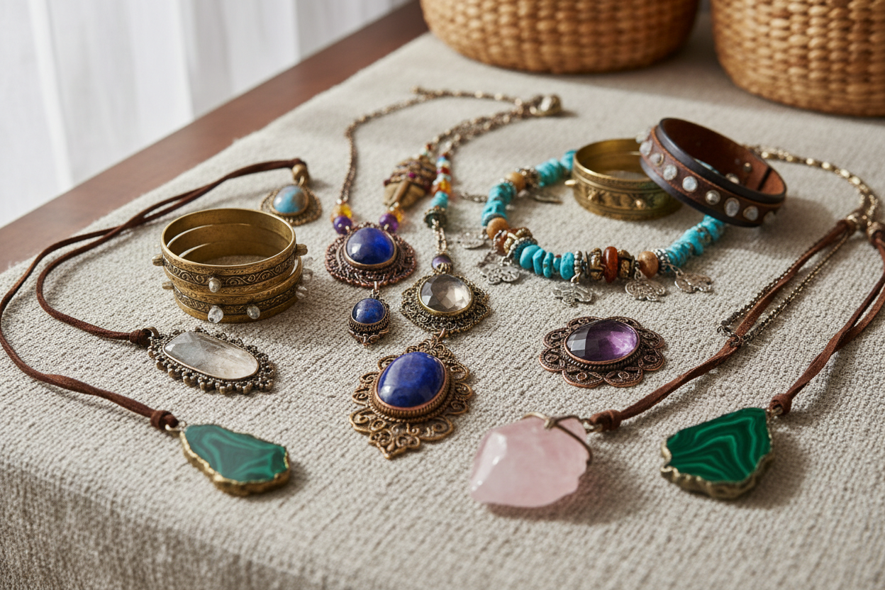 Vintage Handcrafted Accessories – Leather, Boho & Tribal – Folkmarket