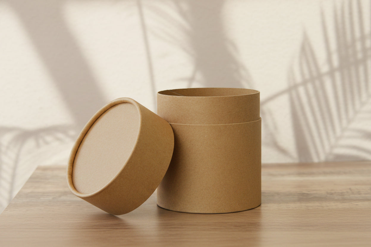 12 oz Candle Jar Tube Packaging | Eco Paper Tubes for Candle Jars