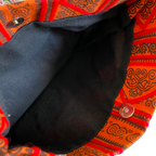 Handmade Boho Crossbody Bag – Hmong Yarn Sling Bag with Inside Pockets