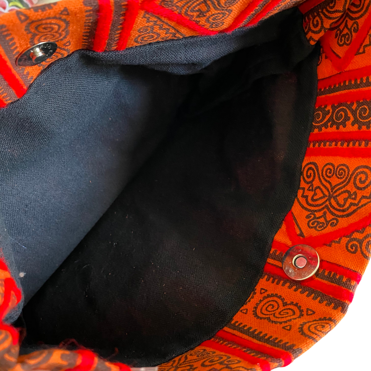 Handmade Boho Crossbody Bag – Hmong Yarn Sling Bag with Inside Pockets