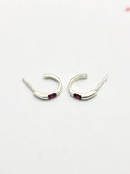 Natural Ruby Silver Sterling 925 Jewelry Set | Pear Shape Red Rubies
