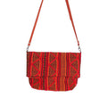 Handmade Boho Crossbody Bag – Hmong Yarn Sling Bag with Inside Pockets
