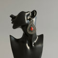 Afghan colorful stone earring

