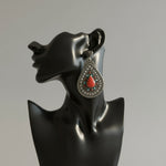 Afghan colorful stone earring
