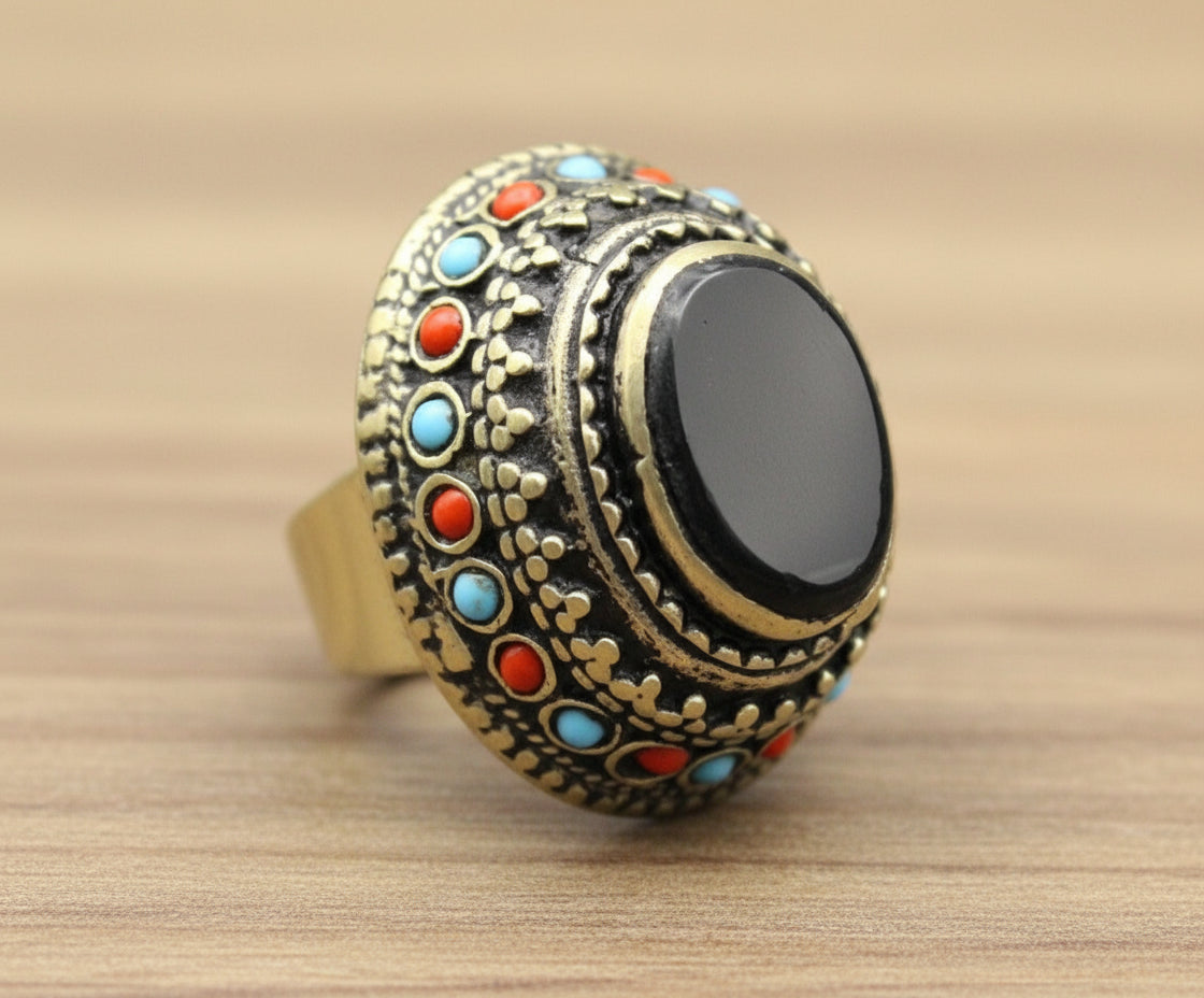 Afghan vintage earring collection
