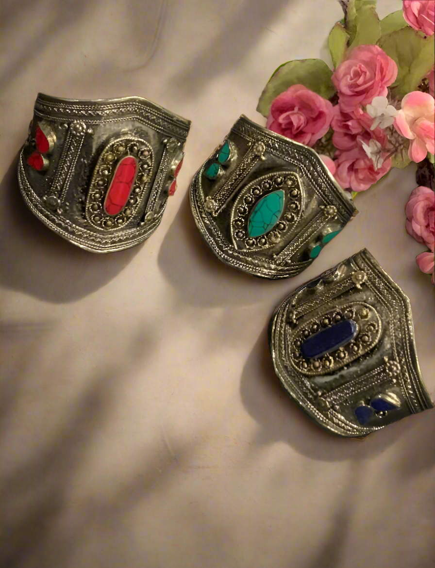 Afghani Kuchi tribal jewelry