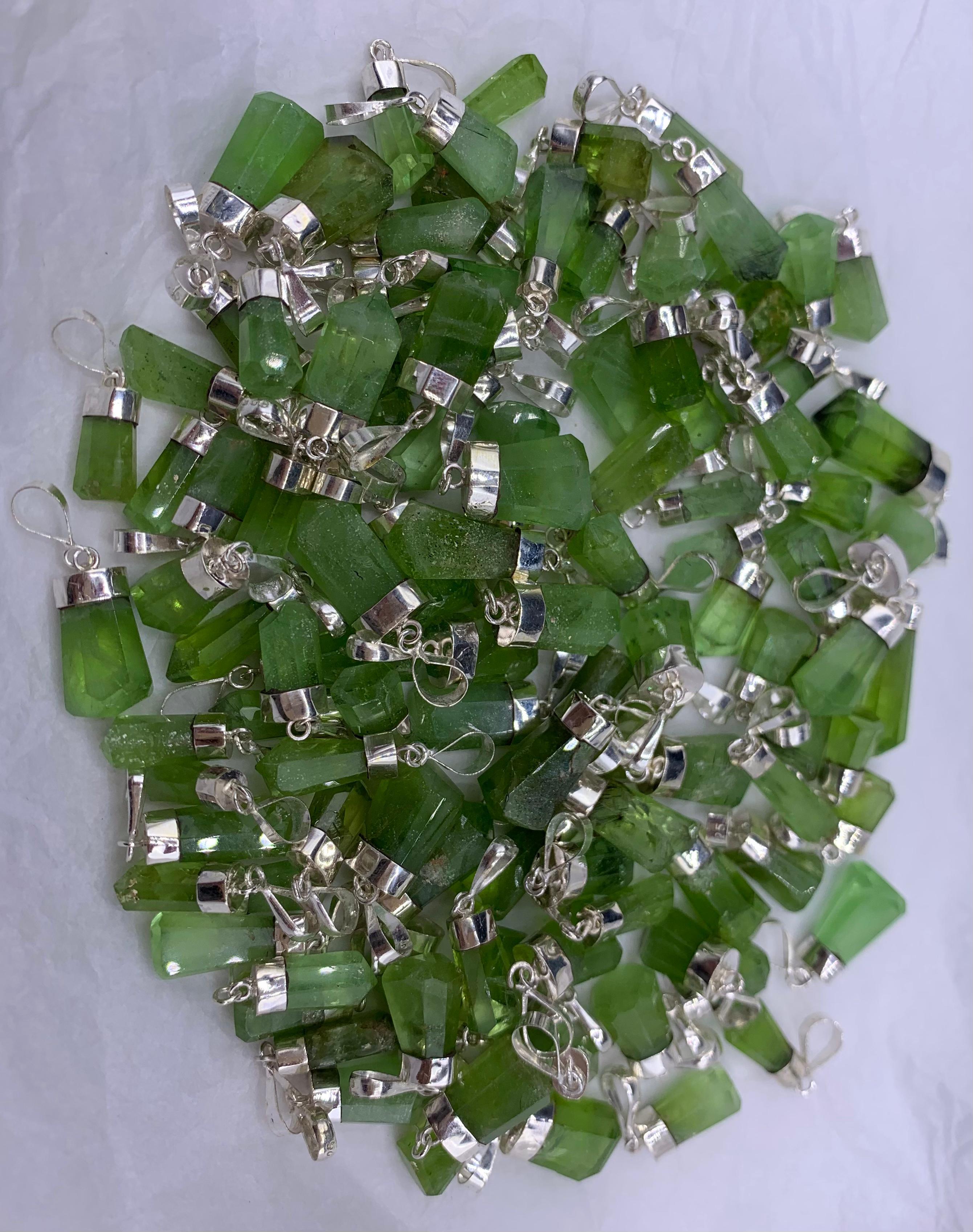 Peridot Healing Crystal Pendants