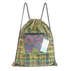 Upcycled Guatemalan Corte Backpack – Handmade Mayan Textile Bag