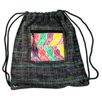 Upcycled Guatemalan Corte Backpack – Handmade Mayan Textile Bag