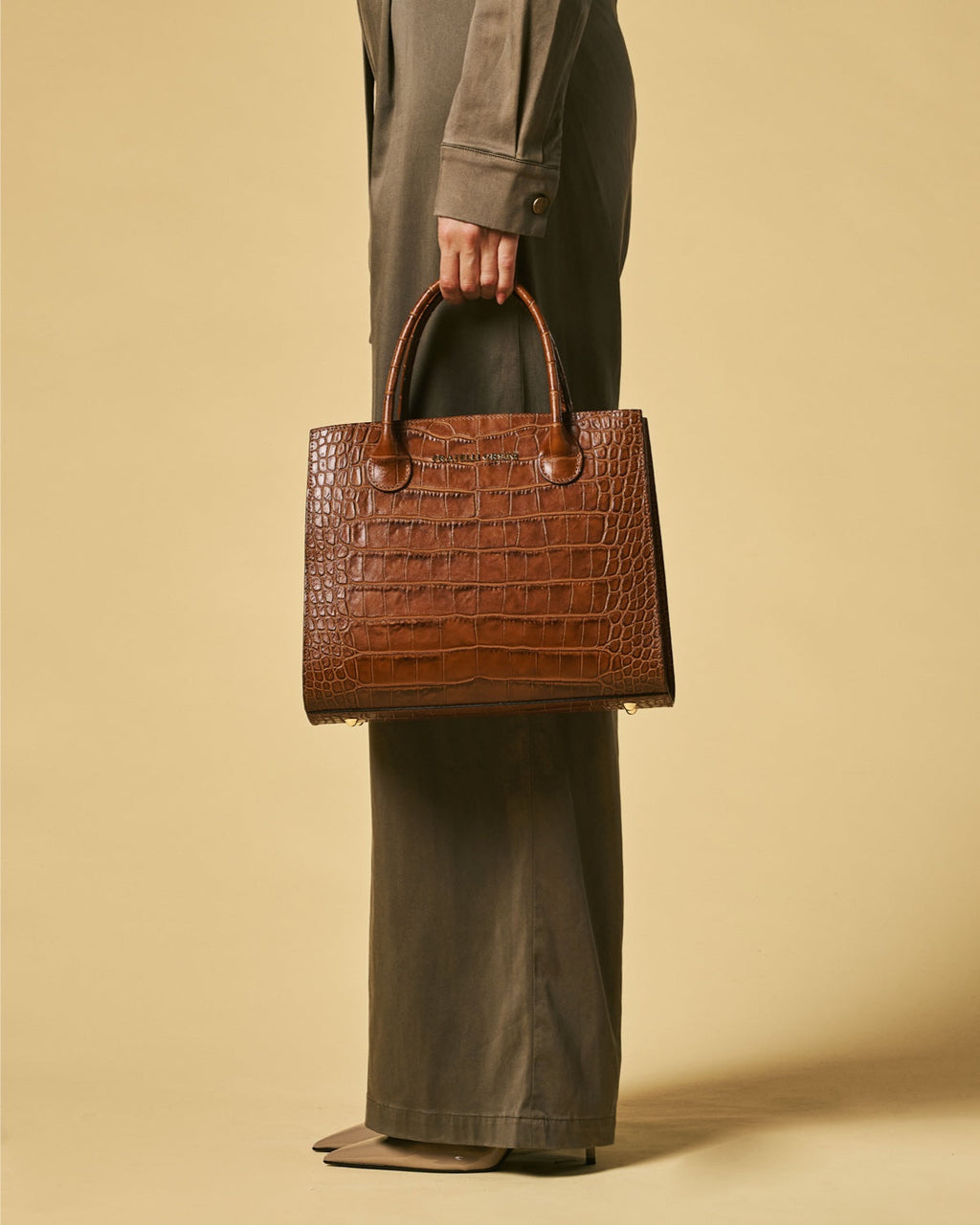 Italian Leather Gift Handbag For Women