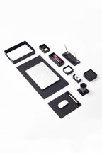 Collection of black office supplies