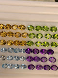 Wholesale Gem Loose Cut Pairs Of Amethyst, Peridot, Citrine, Topaz Deal
