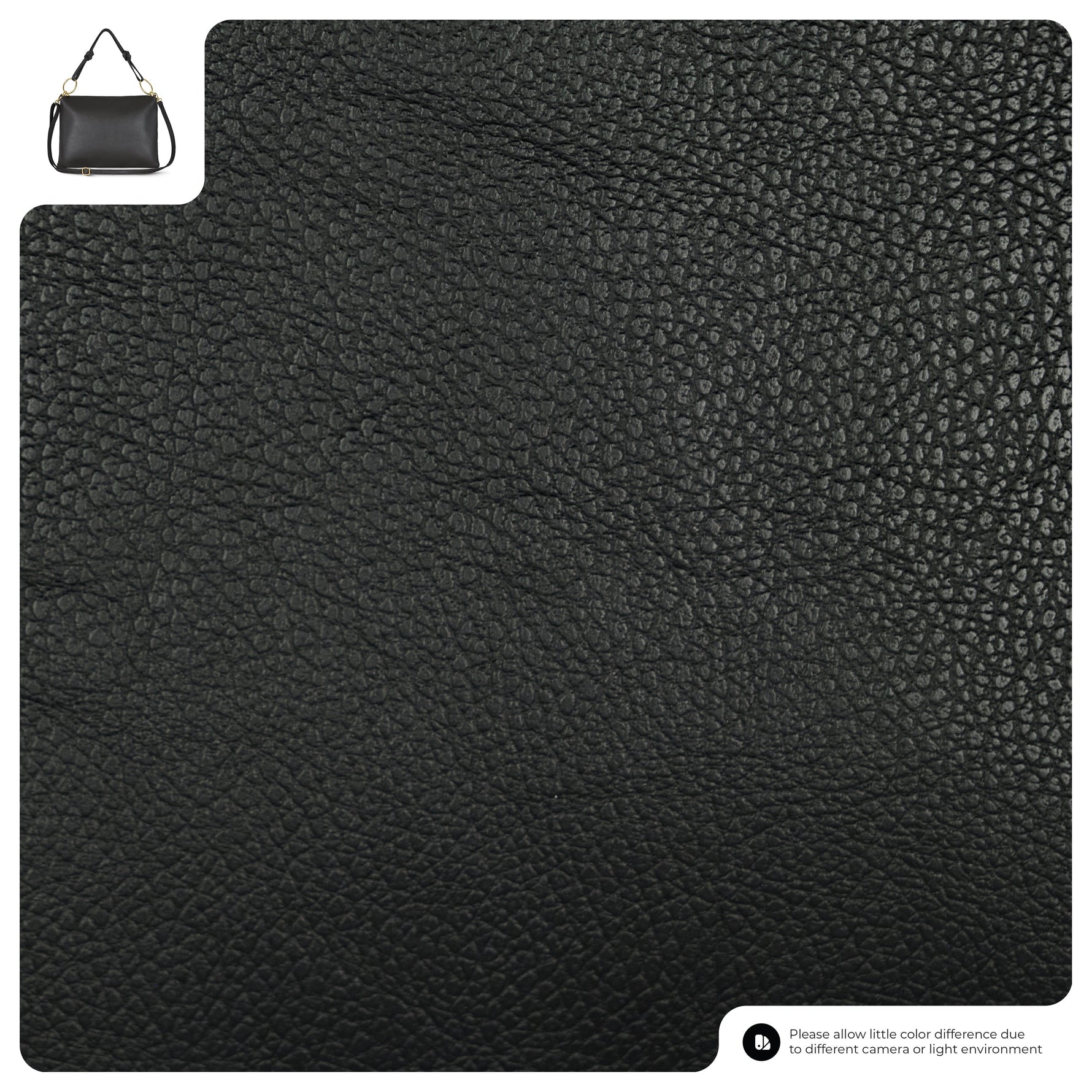 Genuine leather sheet for bag