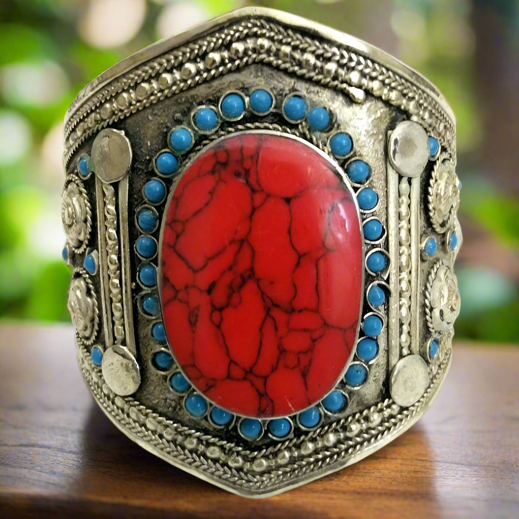 Afghan Kuchi boho tribal bracelet
