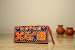 Handmade mirror work clutch for Sale
