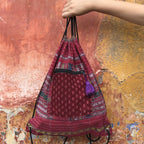 Upcycled Guatemalan Corte Backpack – Handmade Mayan Textile Bag