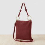 Italian suede crossbody purse for sale