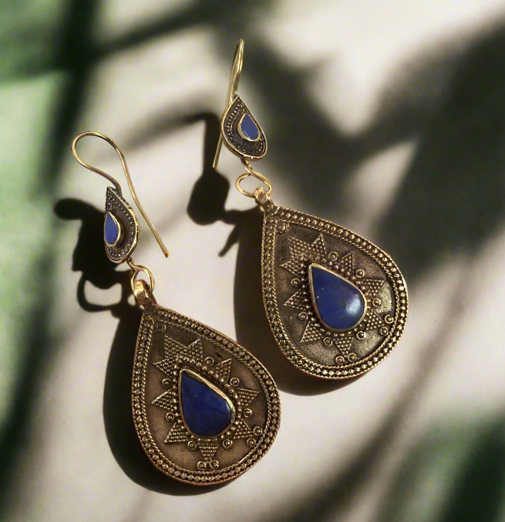 Kuchi earrings modern tribal style
