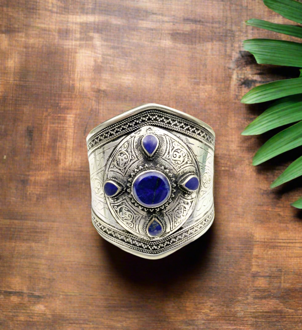 Afghan tribal stone bracelet
