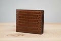 Handmade Russian Leather Bifold Wallet for Men 
