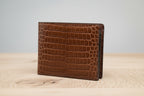 Handmade Russian Leather Bifold Wallet for Men 