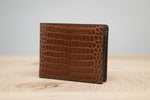 Handmade Russian Leather Bifold Wallet for Men 