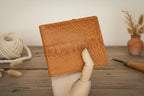 explore Leather Wallet in Saddle Color