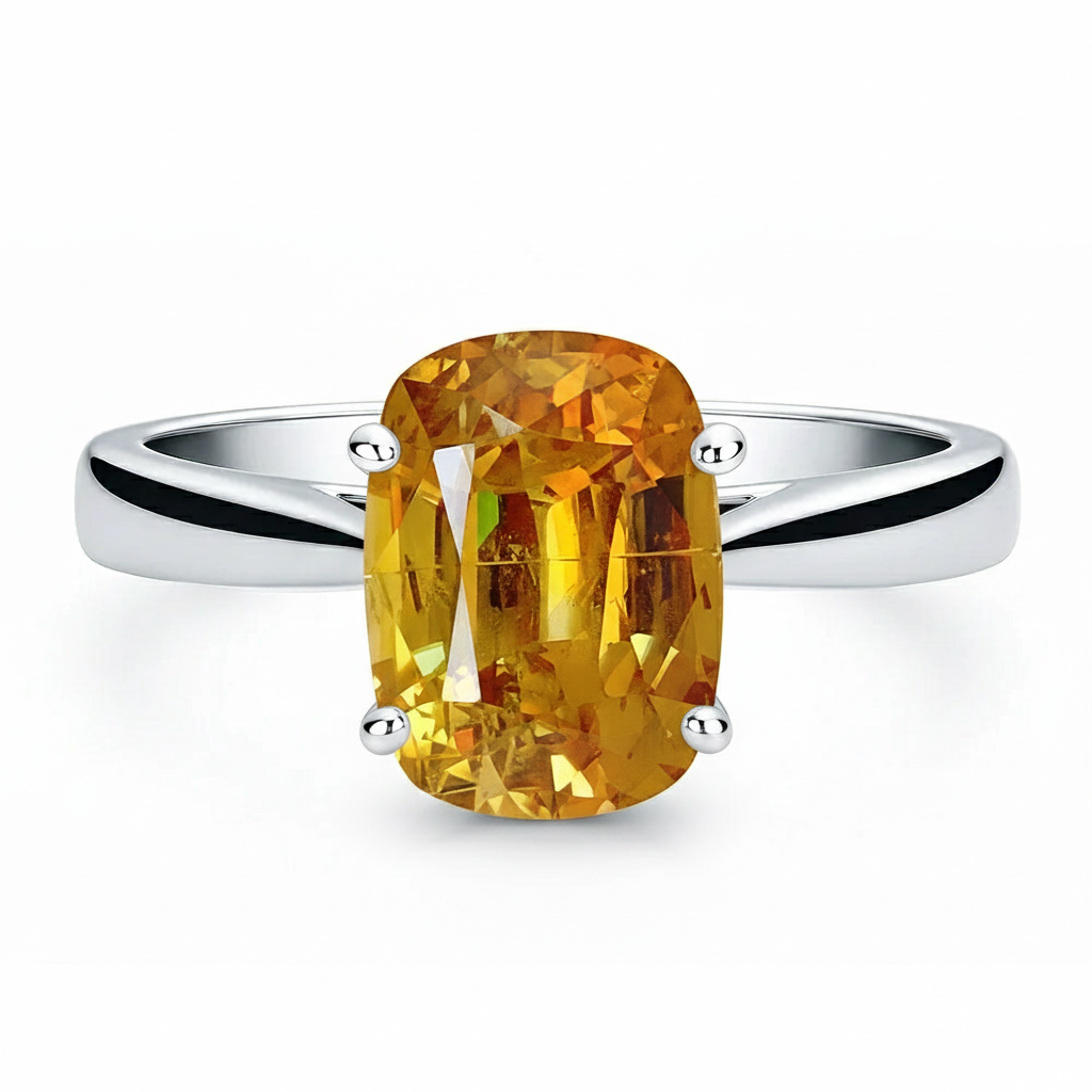 cushion cut natural sphene
