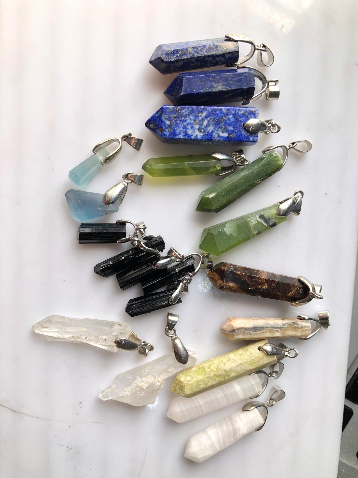 Natural Crystal Pendants
