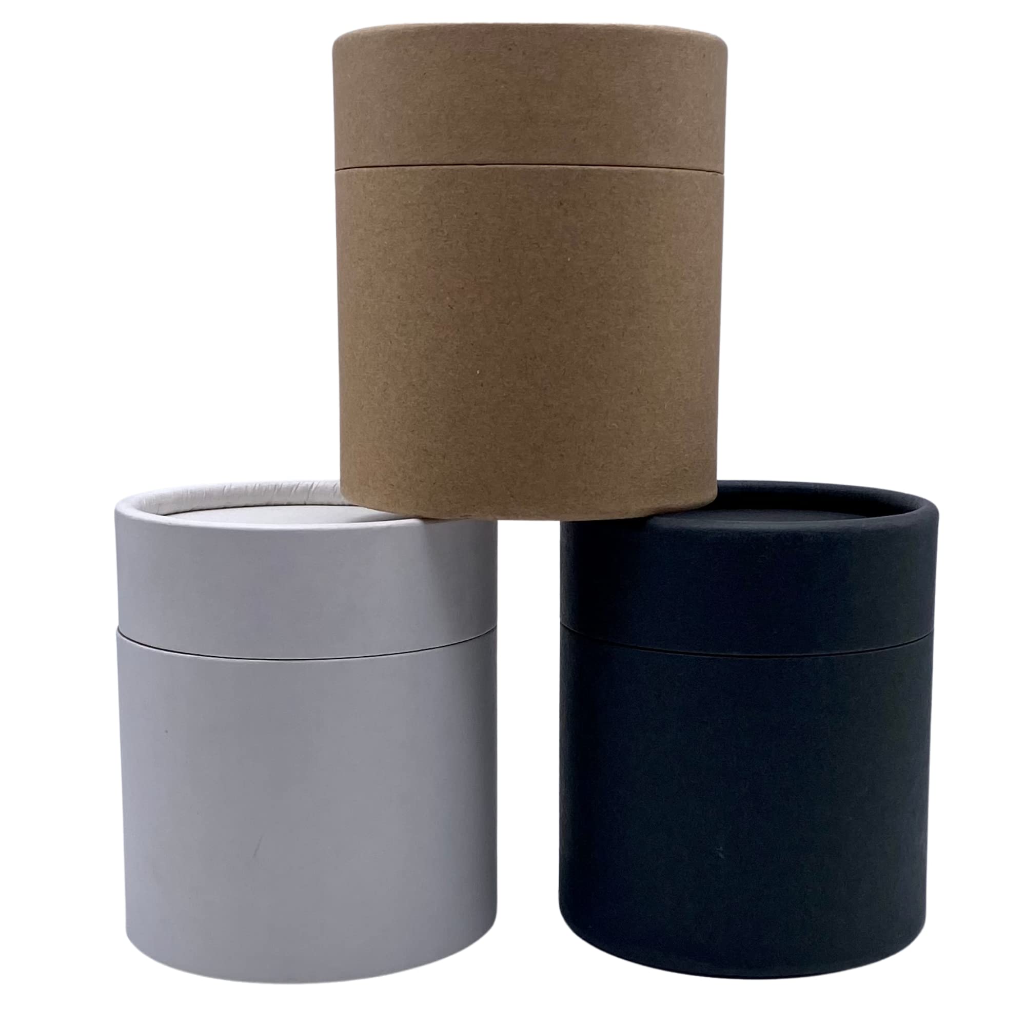  3 Paper Packaging tubes for Cosmetics