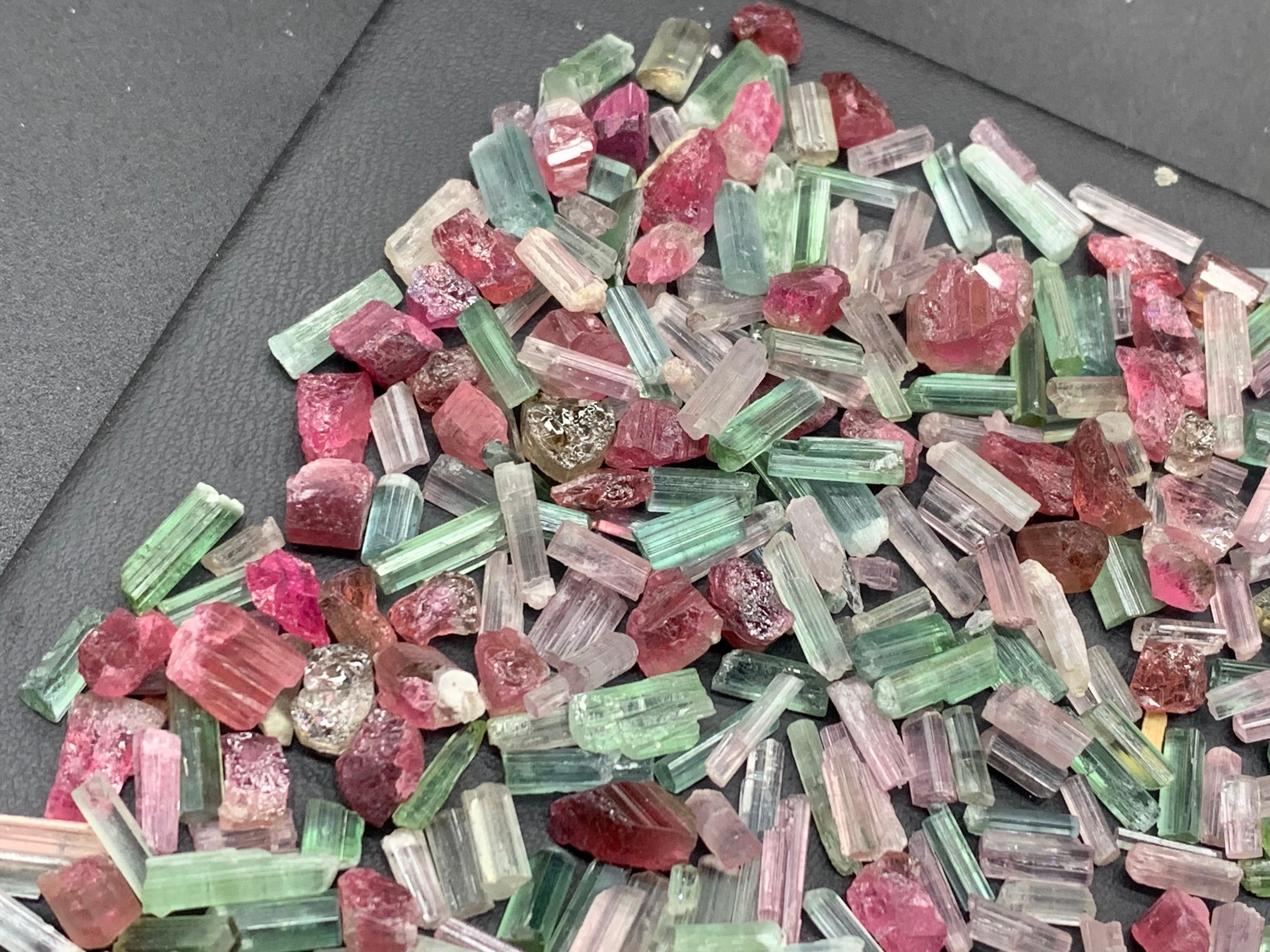 100 Grams Natural Rough Tourmaline Healing Crystals Bulk| Natural Raw Crystals
