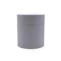 Round gray container for packing