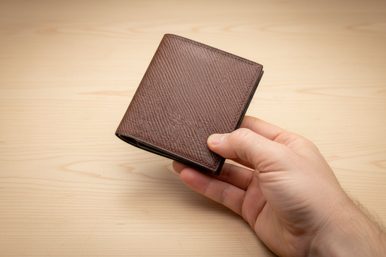 Leather Bifold Wallet for Men 