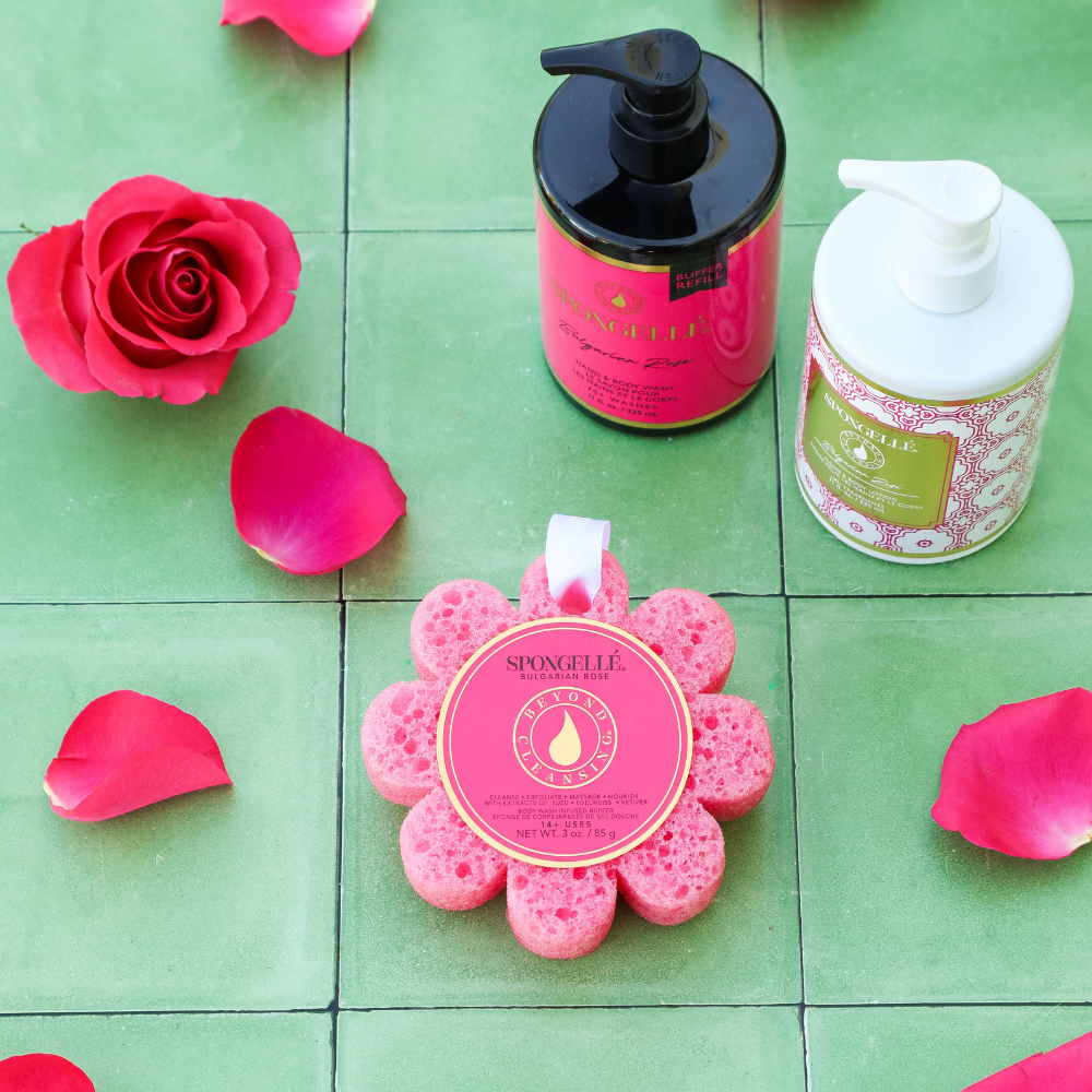 Bulgarian rose body care set