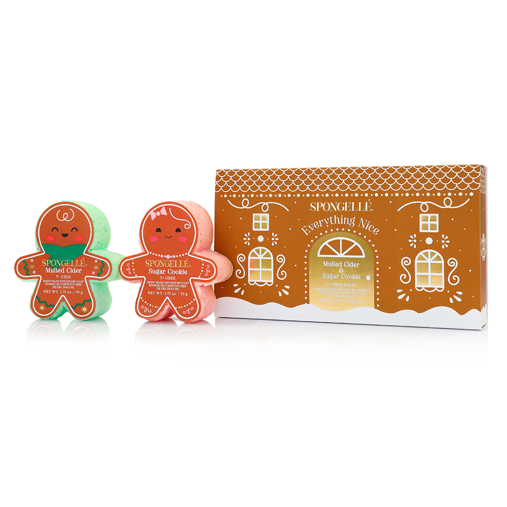 Spongellé gingerbread body buffer