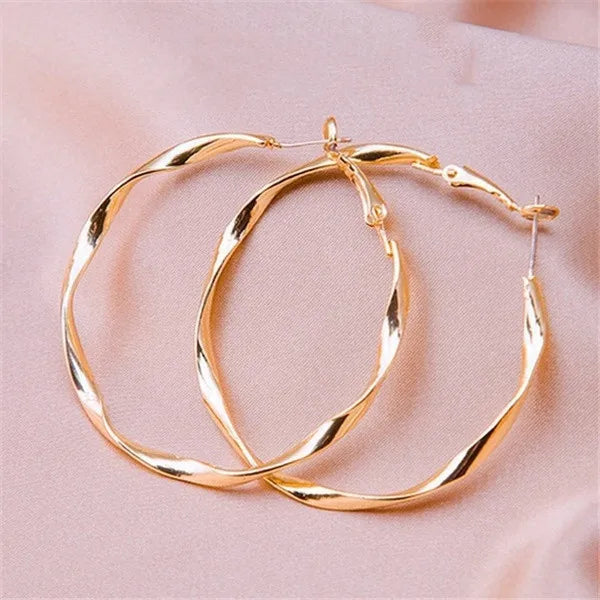 women’s butterfly Pattern Hoop Earrings | Women Handmade Style Earrings