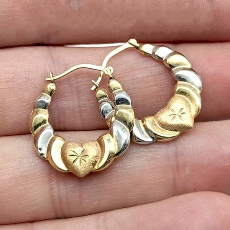 women’s butterfly Pattern Hoop Earrings | Women Handmade Style Earrings