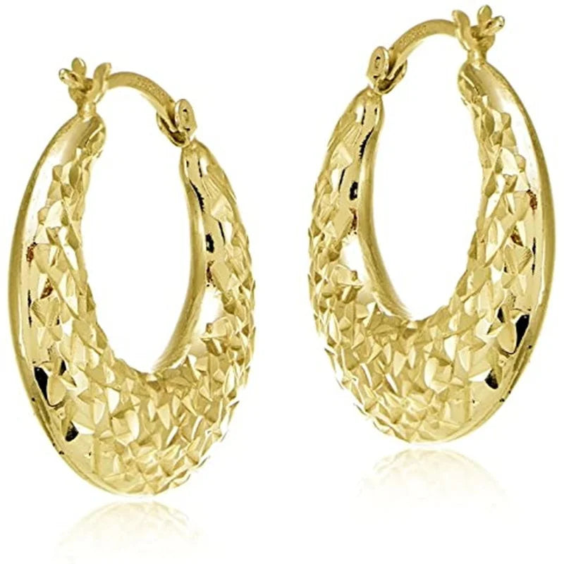 women’s butterfly Pattern Hoop Earrings | Women Handmade Style Earrings