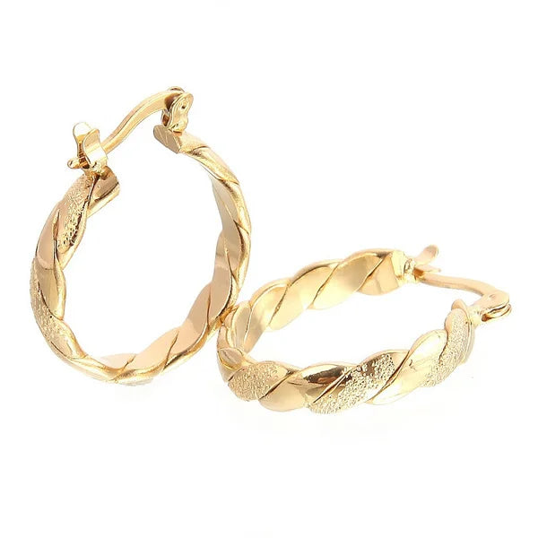 women’s butterfly Pattern Hoop Earrings | Women Handmade Style Earrings